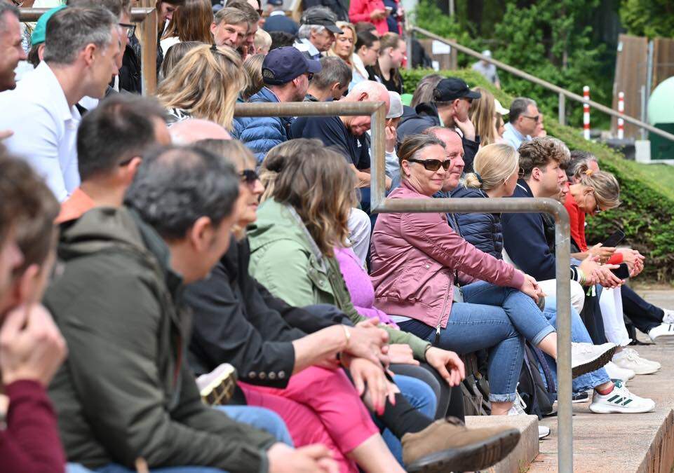 Zuschauertribüne während eines Matches
