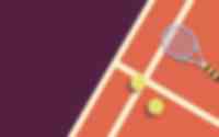 Illustration eines Tennisplatzes